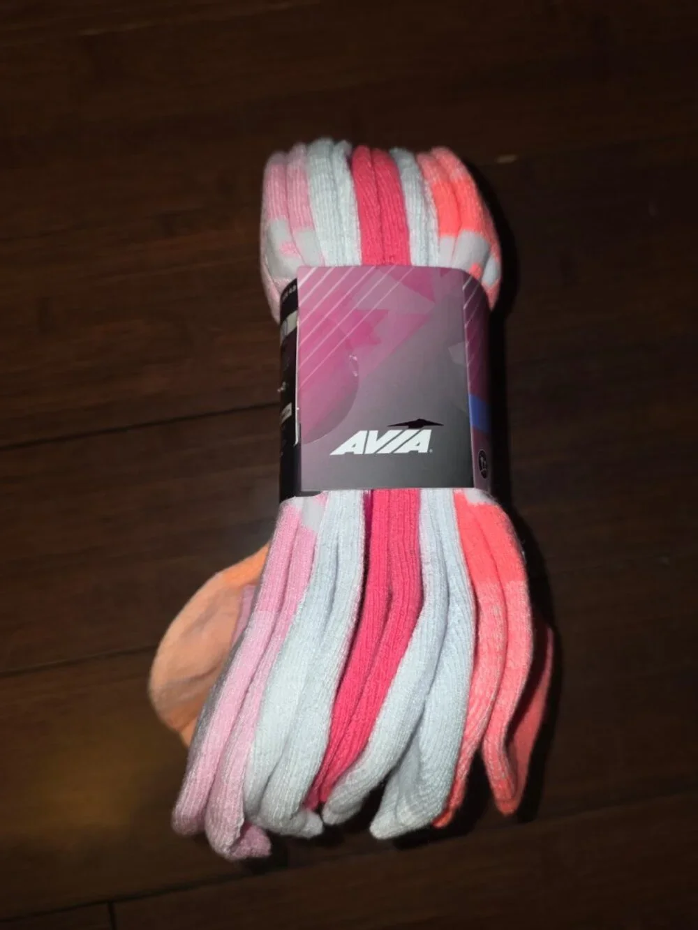 Avia Performance Cushion Low Cut Socks 10 Pair Women’s Size 4–9 Pink Multicolor